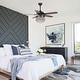 preview thumbnail 16 of 20, Chrome/ Crystal 4-light Chandelier/ Ceiling Fan with Remote