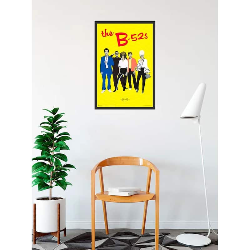 The 52's Album Cover New Wave Rock Framed Poster - 24 x 36 Inch