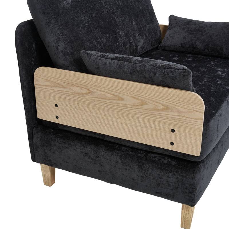 37.01" Foldable Sofa Bed Recliner, 3-in-1 Convertible Sleeper