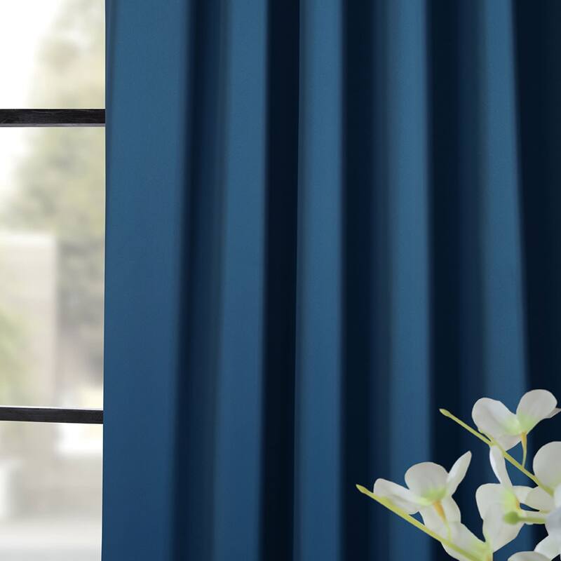 Exclusive Fabrics Room Darkening Curtain Panel Pair (2 Panels)