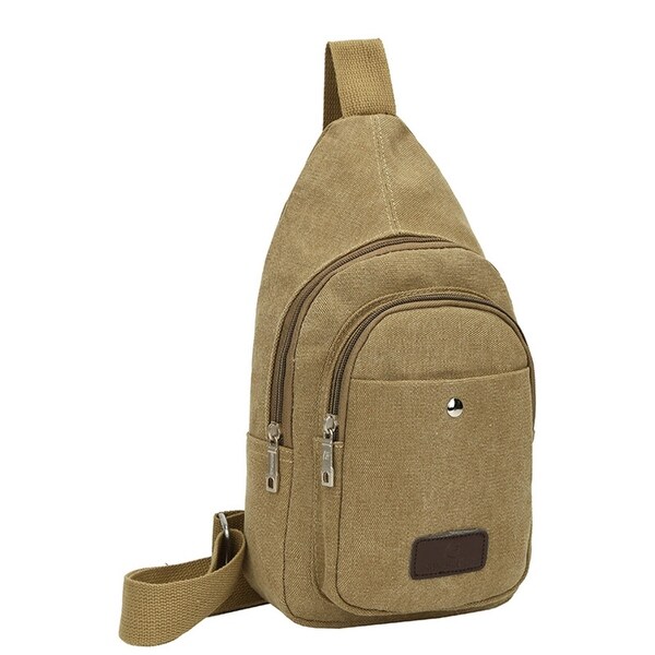 Men Women Sport Casual Sling Bags Chest Shoulder Crossbody Satchel Messenger Bag