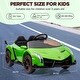 preview thumbnail 9 of 27, 12V Kids Ride On Car, Licensed Lamborghini Veneno Electric Car for Kids, Battery Powered Sports Car for Kids Gift