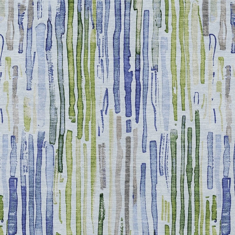 HomeRoots Striped Modern Rectangle Outdoor Rug