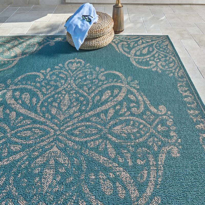 Gertmenian Grace Premium Multi-Size Multi-Colored Flatweave Indoor/ Outdoor Area Rug Collection