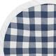 Navy Buffalo Plaid Check Collection Boy Baby Tummy Time Playmat - Blue and White Woodland Rustic Country Farmhouse Lumberjack