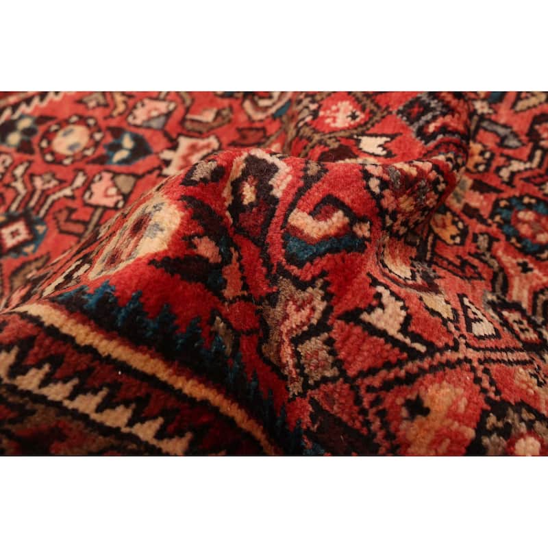 ECARPETGALLERY Hand-knotted Andelz Red Wool Rug - 5'4 x 10'8