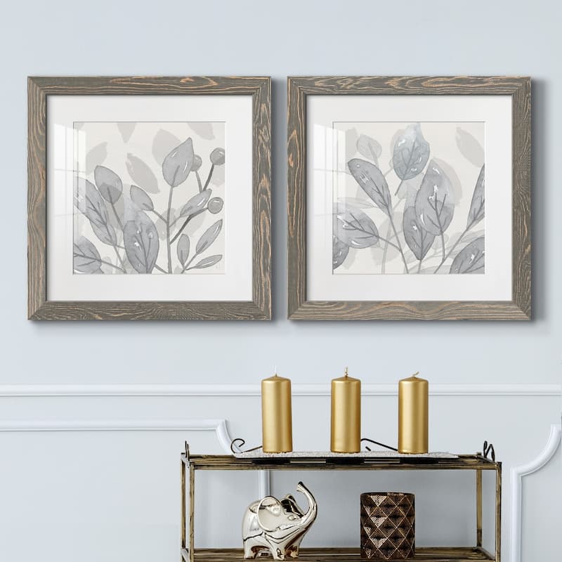 Shadow Leaves I-Premium Framed Print - Ready to Hang