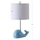 preview thumbnail 7 of 16, SAFAVIEH Walter Whale 19-Inch Ceramic Table Lamp, Bulb Included