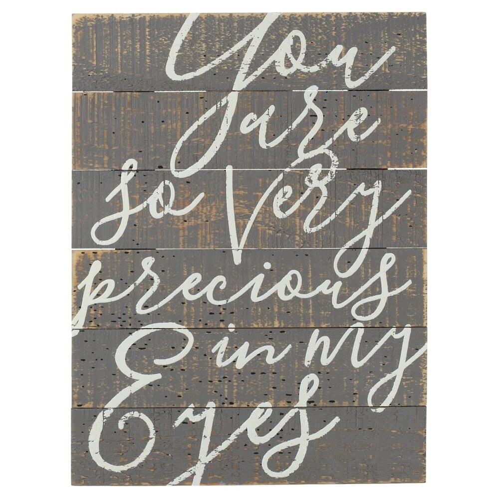 Shop Set Of 2 Gray You Are So Very Precious In My Eyes Wall