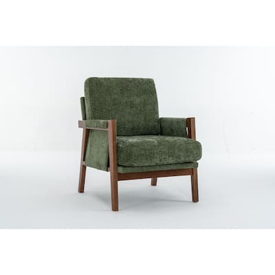 Mid-Century Modern Accent Chairs ,Modern Accent Chair,Chair with Soft Waist Cushion,Ergonomic Lounge Chairs