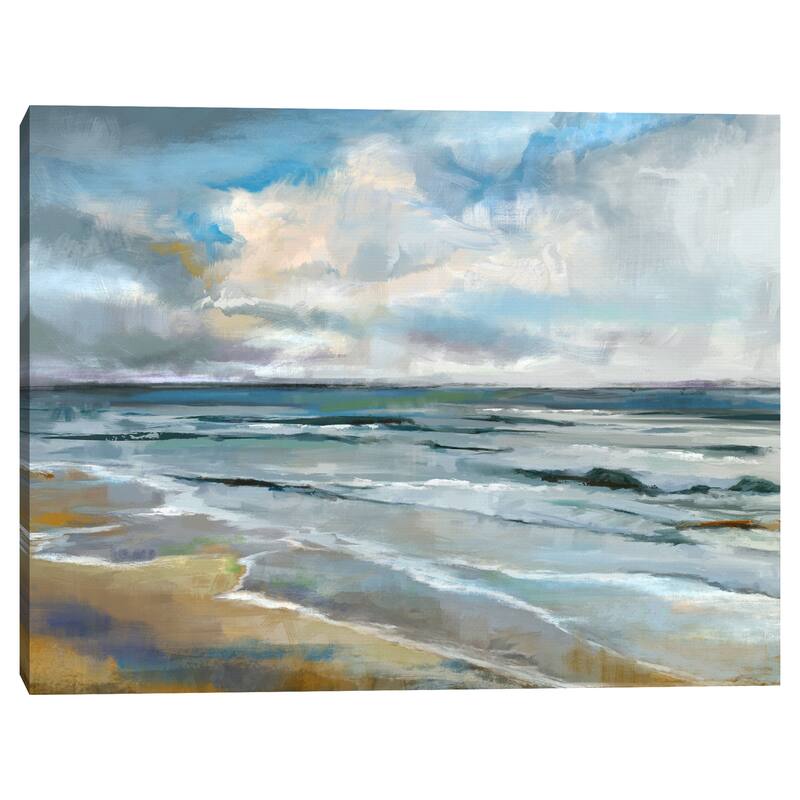 Autumn Beach by Studio Arts Canvas Art Print