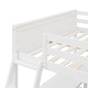 preview thumbnail 16 of 55, Multifunctional Full Size Wooden Loft Bed with Shelves & Desk