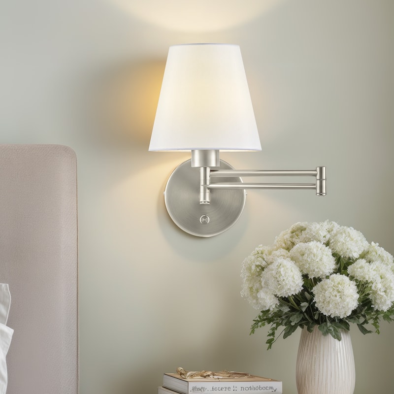 CO-Z Plug-in Swing Arm Wall Mount Sconce