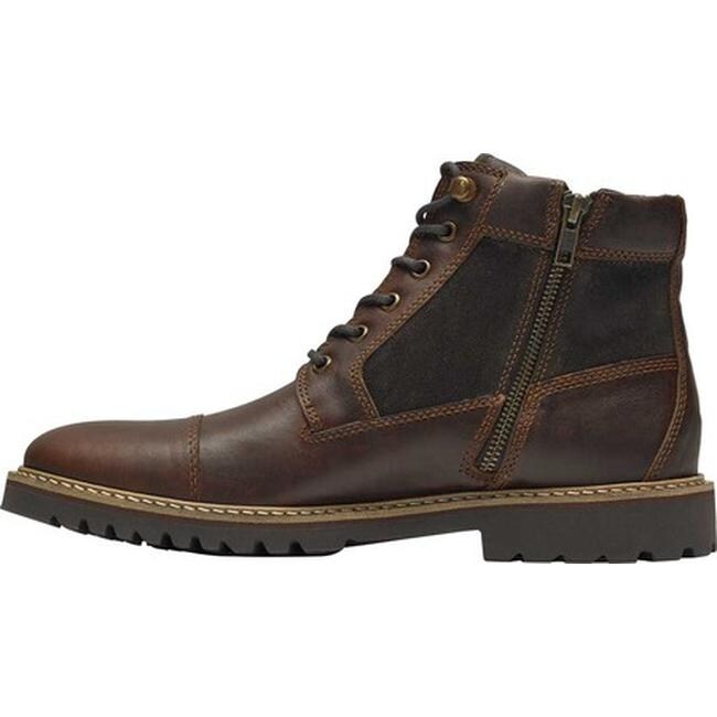 rockport marshall rugged leather ankle boots