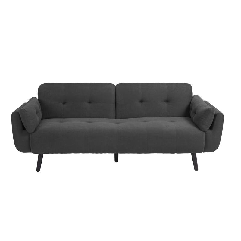 Convertible Futon Sofa Reclining Adjustable Back Couch Bed Sleeper
