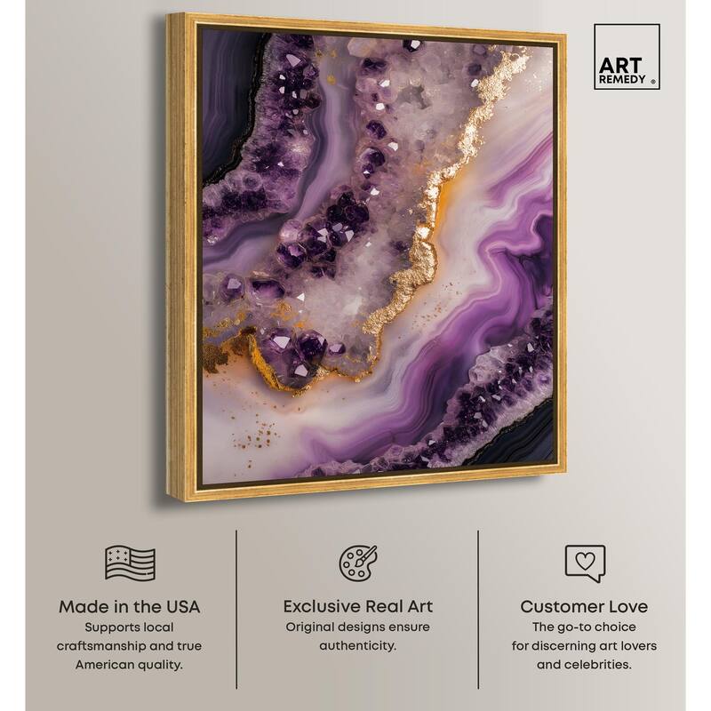 Amethystine Dream I Canvas by Art Remedy