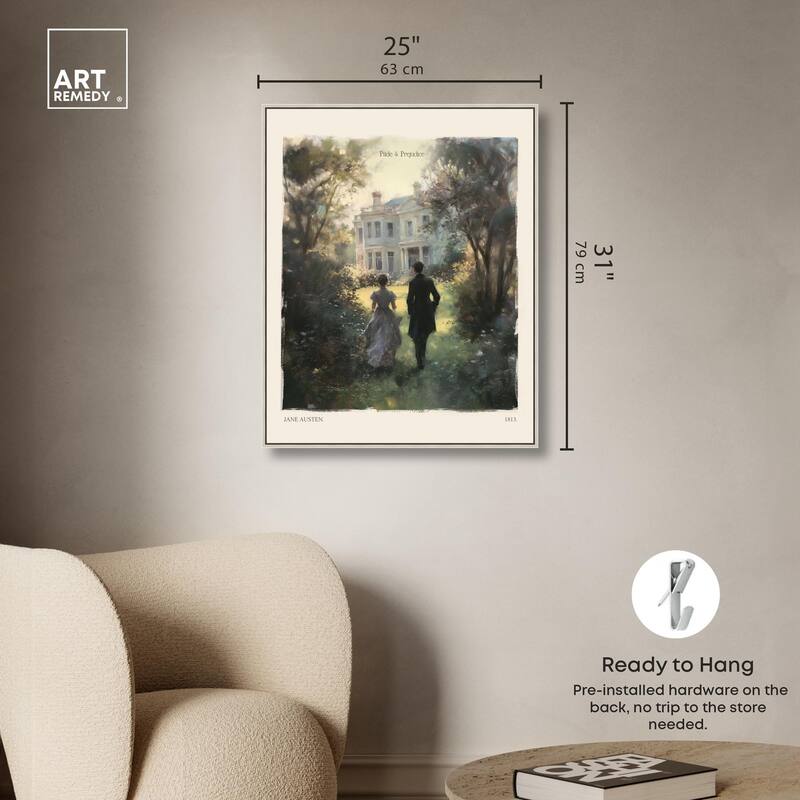 Pride and Prejudice Scene Canvas by Art Remedy