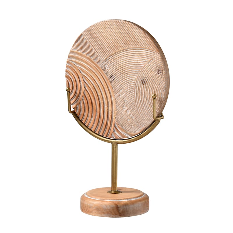 Elk Home Lambert Natural Wood 7.75 Inch Wide Decorative Object