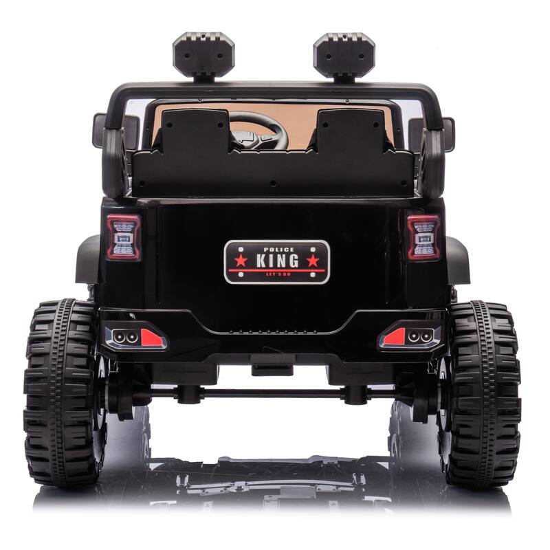 24V Two-Seater Kids Ride On Electric Car W/Parents Control,400w Motor,Provide A Speed Of 1.86-4.35mph For Kids Of 3+