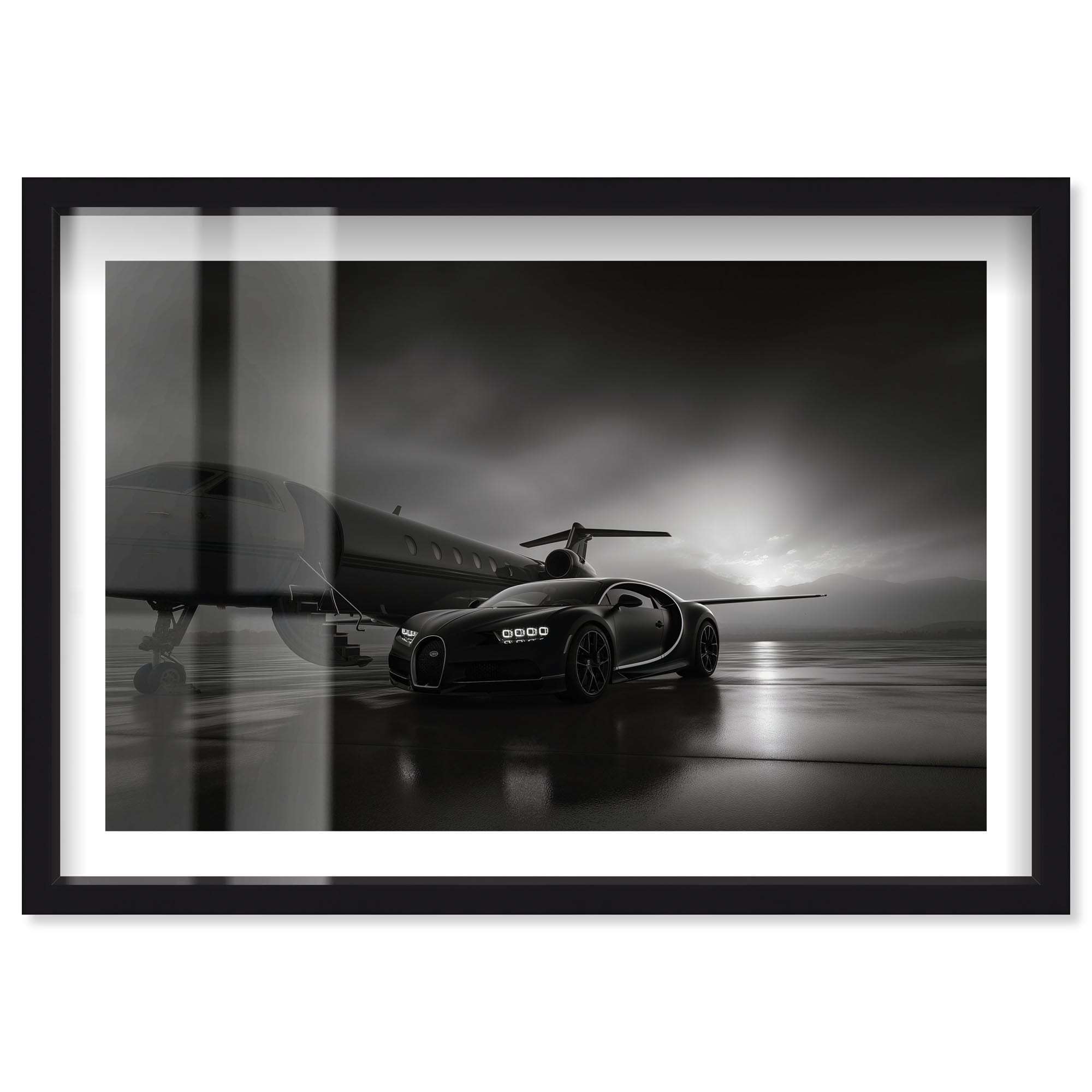 Billionaire's Toys Bedroom Wall Decor Shadowbox Print by Notoriart