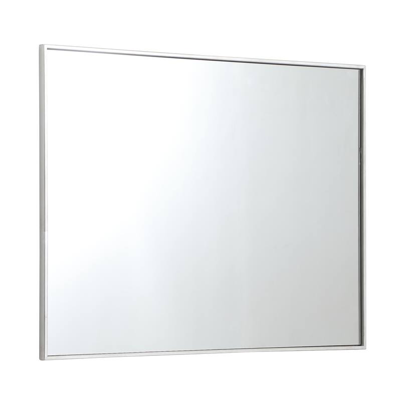 Elegant Lighting Eternity 30" x 40" Rectangular Beveled Metal Framed