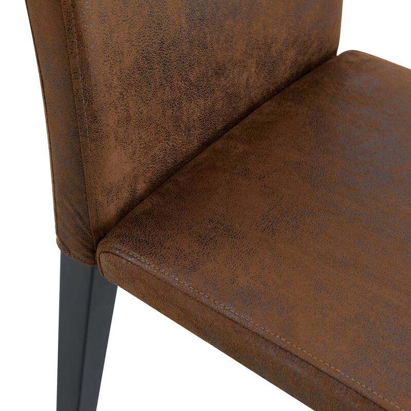 Set Of 2 PU Dining Chairs — Simple, Versatile & Comfortably Paired