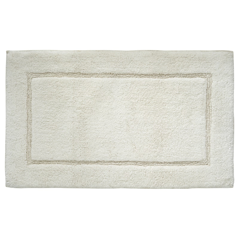 Modern Threads Solid-loop Differently Sized Bathmats (Set of 2)