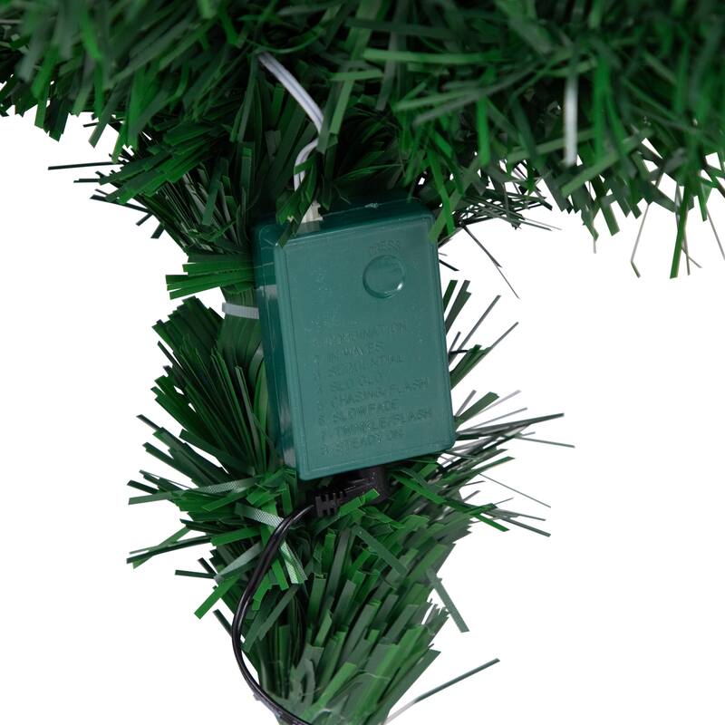 6' LED Color Changing Fiber Optic Christmas Tree with Star Tree Topper - 6 Foot