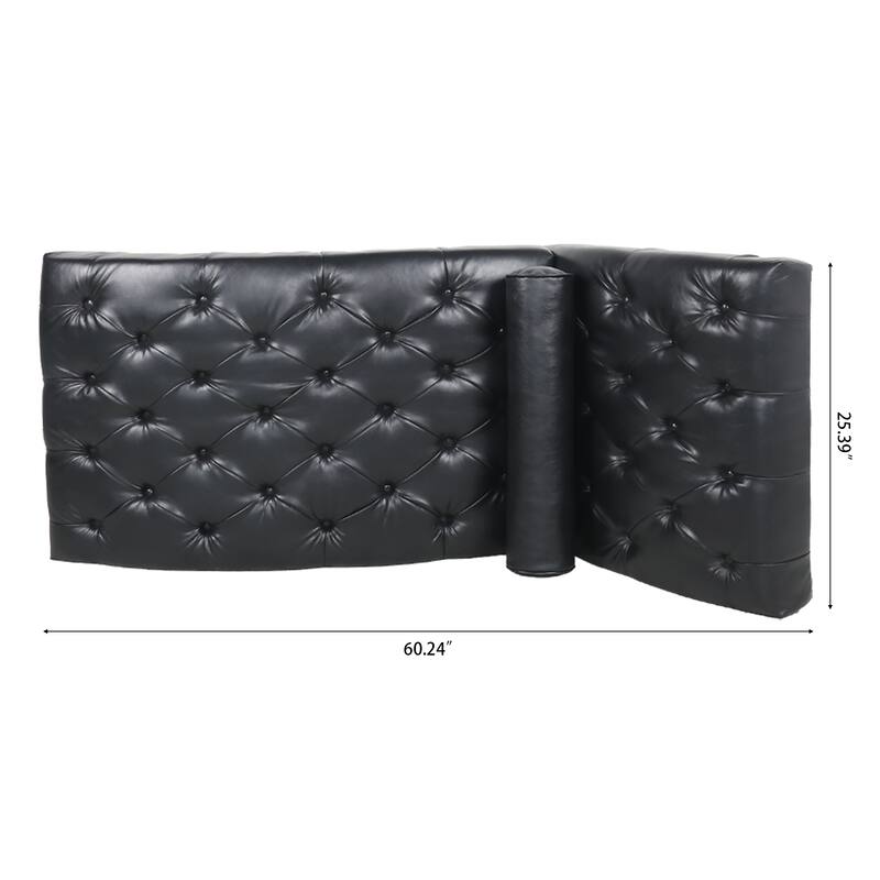 Christopher Knight Home - Arlo Upholstered Chaise Lounge with Rolling Pillow and Birch Legs