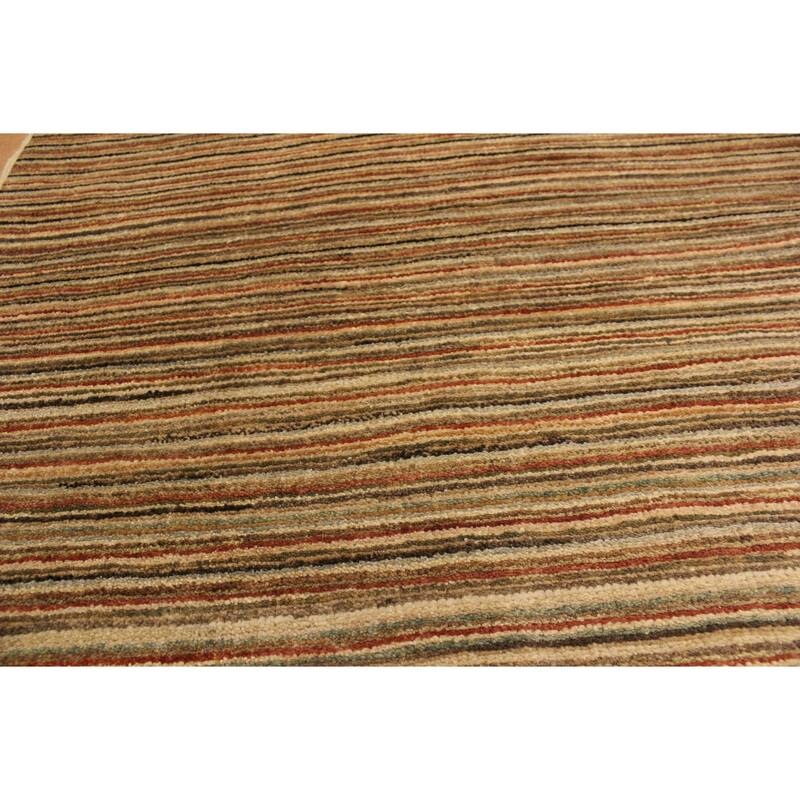 Boho Earthline Gabbeh Hand Knotted Wool Area Rug