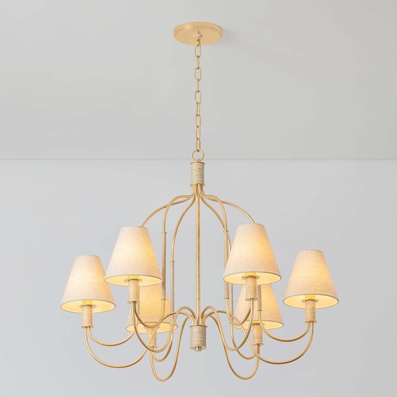 Hudson Valley Lighting 5732 Warrensburg 6 Light 33" Wide Chandelier