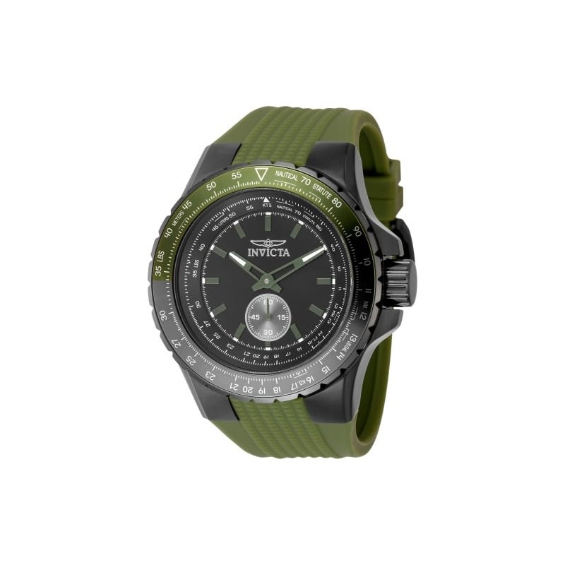 Invicta Men's 49323 Aviator Quartz Multifunction Black Dial Watch