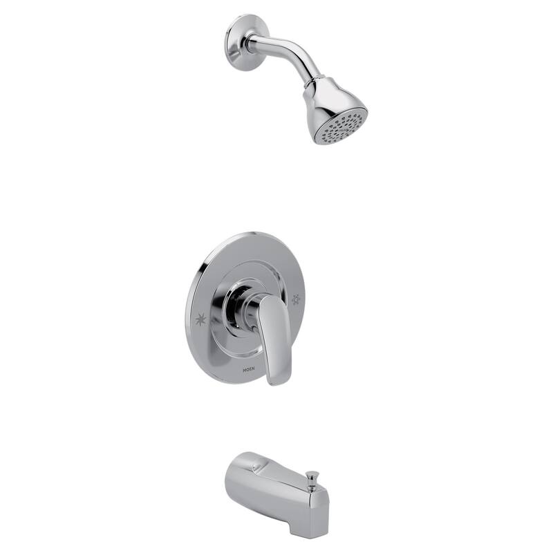 Moen TL5471 Chateau Tub and Shower Trim Package with 2.5 GPM Single - Polished Chrome - Polished Chrome
