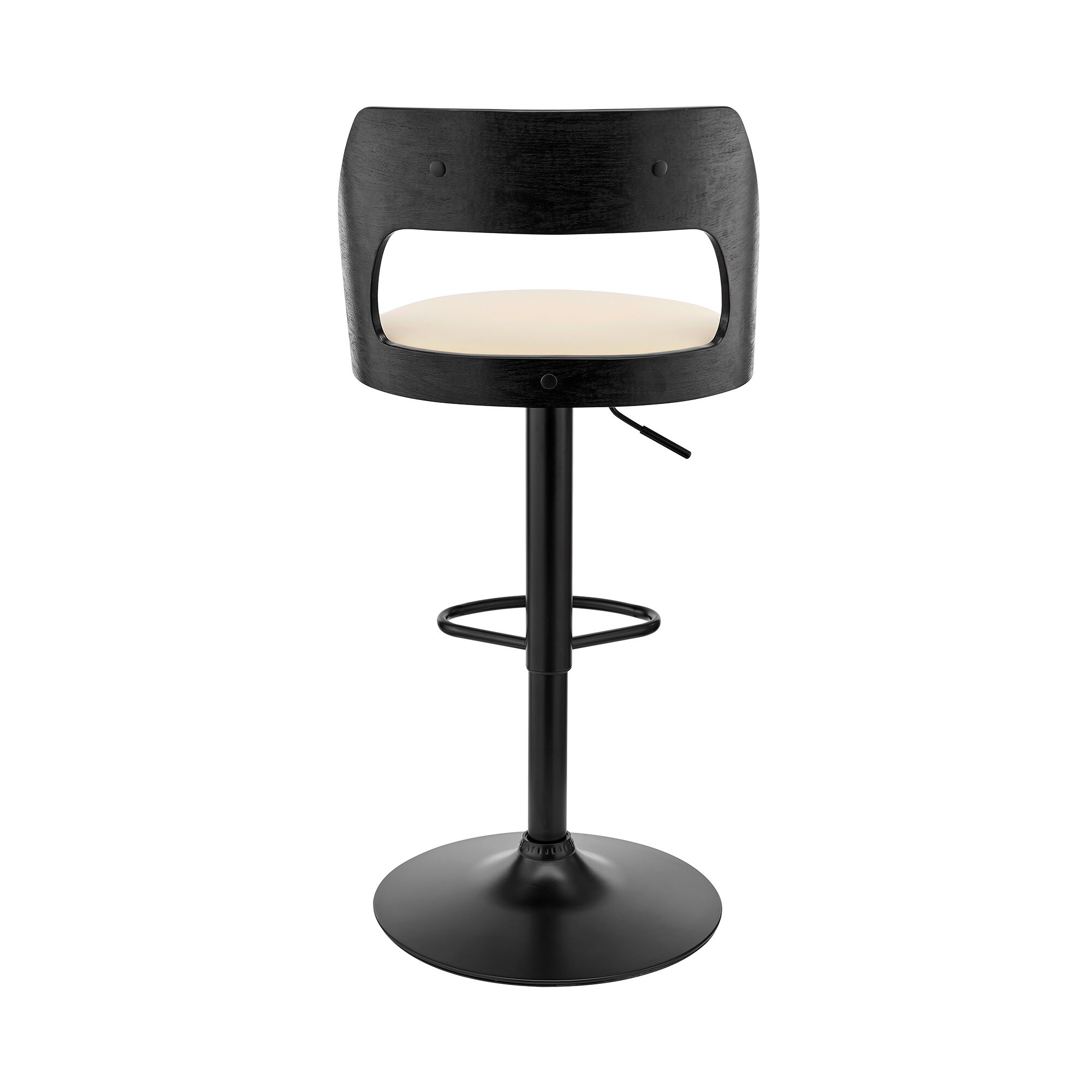 Black and sales cream bar stools