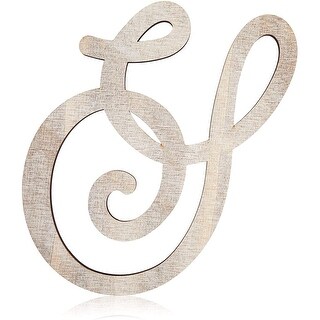 Rustic Wood Monogram Letter S (13 in.) - Bed Bath & Beyond - 33030725