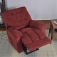 preview thumbnail 3 of 9, Power Lift Chair Soft Fabric Recliner Living Room Sofa Chair Red