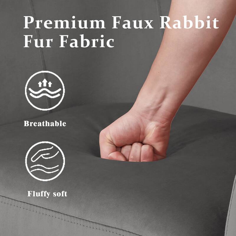 2 Set Modern Upholstered Swivel Barrel Chair Living Room Accent Chair