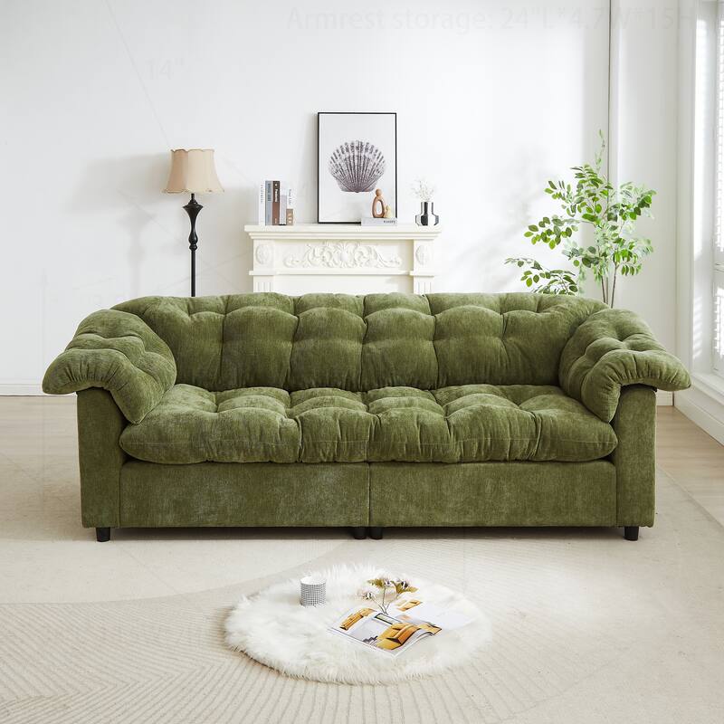 Comfortable Chenille Sofa for Various Spaces, Enhancing Interior Style