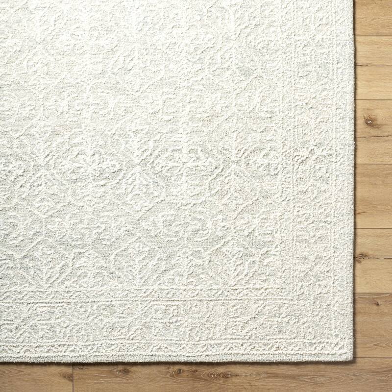 Livabliss Sicily Casual Solid Color Wool Area Rug