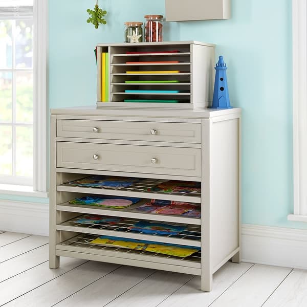 slide 2 of 5, Martha Stewart Crafting Kids' Art Storage with Drying Racks