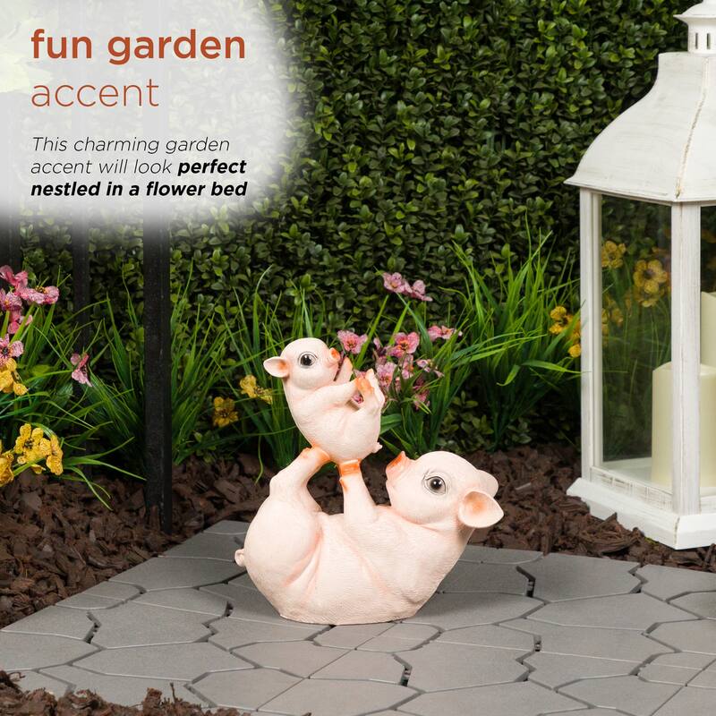 Playful Pigs Statue