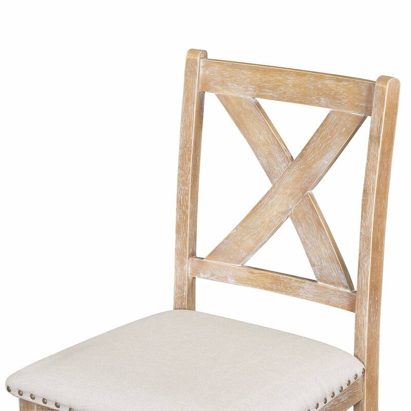6PCS Extendable Dining Table With Bench
