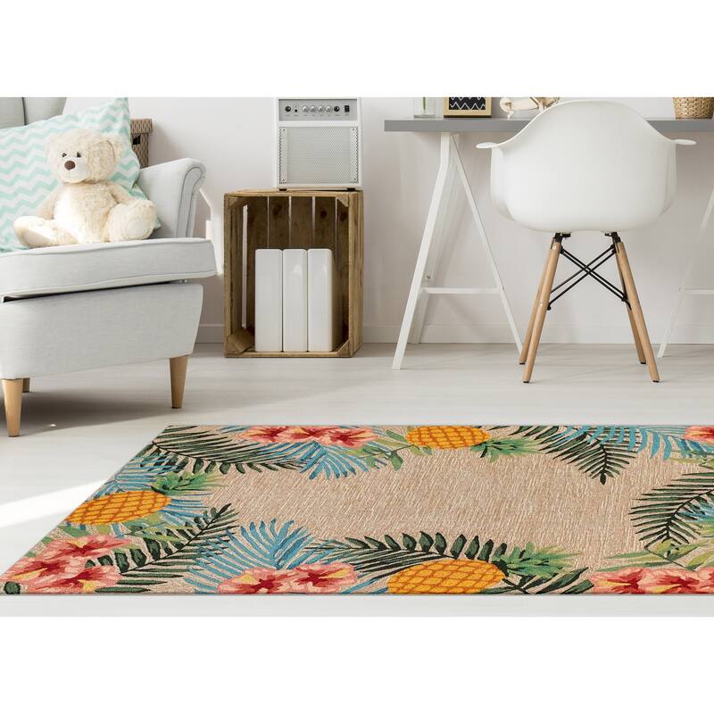 Liora Manne Ravella Tropical Indoor/Outdoor Rug