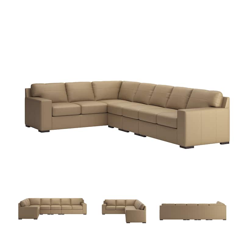 Signature Design by Ashley Bandon Brown 4-Piece Sectional - 153"W x 100"D x 41"H