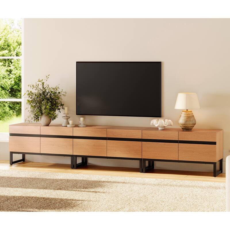 WAMPAT TV Stand and End Table Set of 3