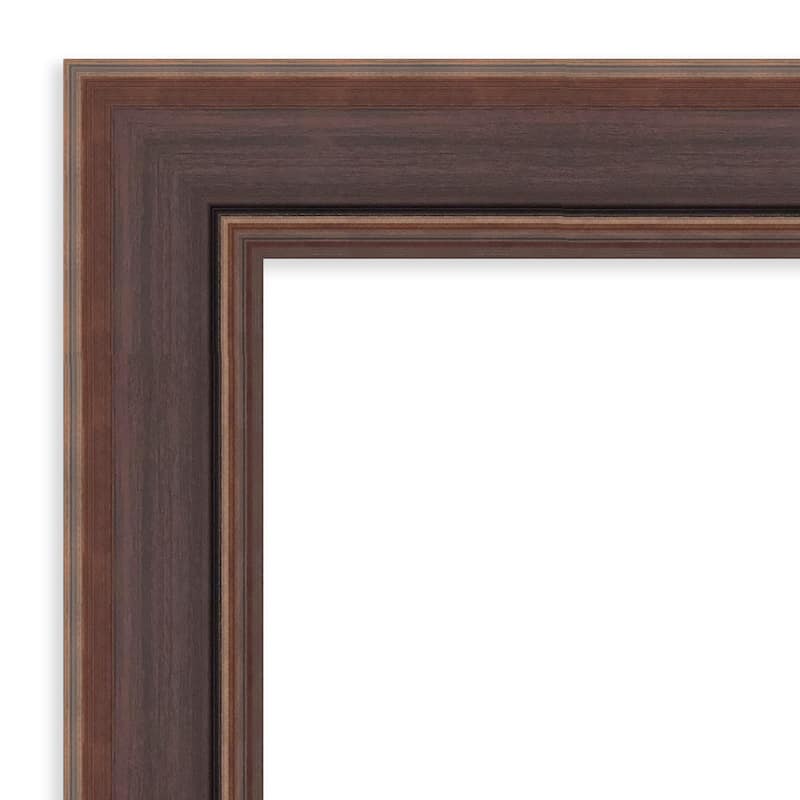 Moab Non-Beveled Framed Full-Length Floor Leaner Mirror - Moab Brown Bronze - 32 x 68 in