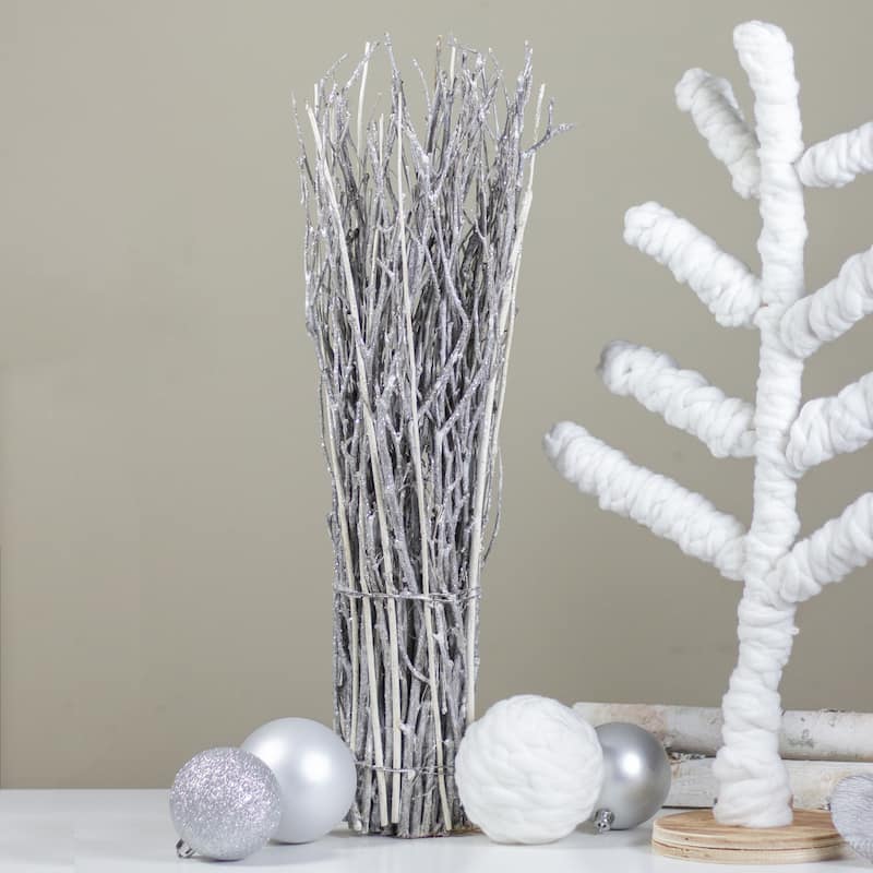 Yarn Wrapped Christmas Tree - 19.5" - White