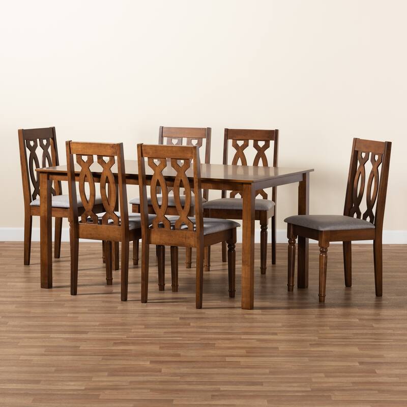 Cherese Modern and Contemporary 7-Piece Dining Set