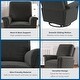 preview thumbnail 17 of 38, Baby Relax Terrin 3-in-1 Gliding Swivel Recliner Chair