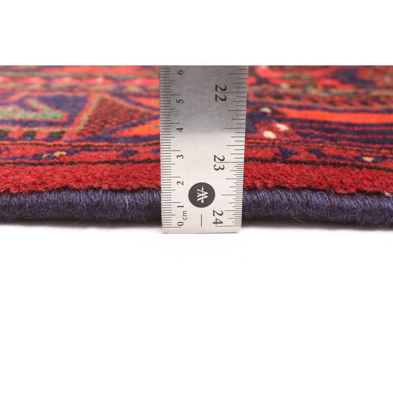 ECARPETGALLERY Hand-knotted Anadol Red Wool Rug - 4'2 x 6'7